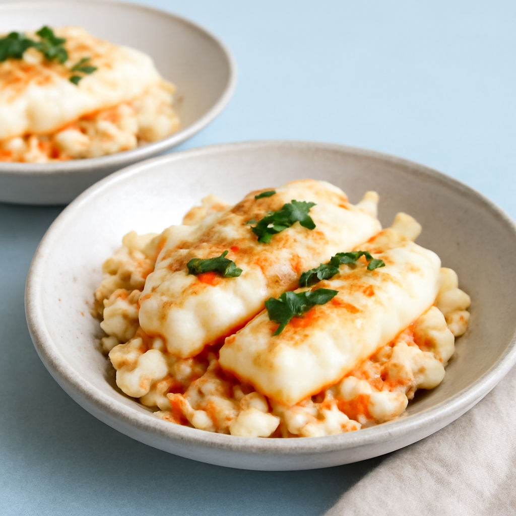 Portuguese Hake 'a la Gallega' with Cauliflower